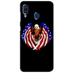 Чохол Прапор USA для Samsung Galaxy a20 2019 (A205F) (Крила США)