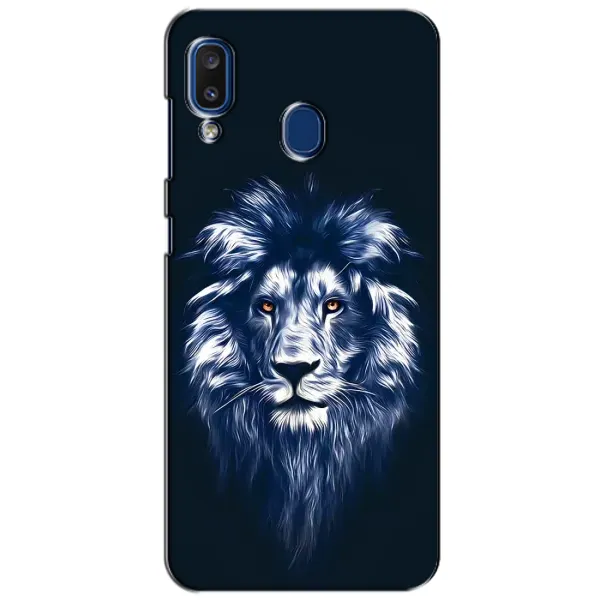 Чехол с рисунком «Лев - синий» для Samsung Galaxy a20 2019 (A205F) Чехол с рисунком «Лев - синий» для Samsung Galaxy a20 2019 (A205F)
