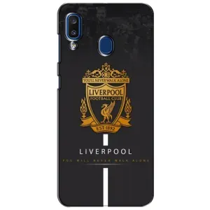 Силиконовые Чехлы принт Футбол на Samsung Galaxy a20 2019 (A205F) (Liverpool)