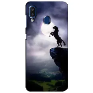 Чехлы с изображением разных животных для Samsung Galaxy a20 2019 (A205F) (Лошадь)