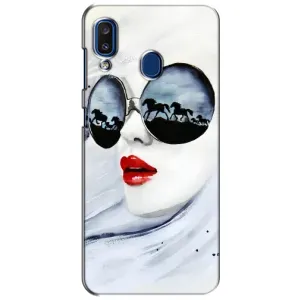 Чехол с картинкой Модные Девчонки Samsung Galaxy a20 2019 (A205F) (Любительница коней)
