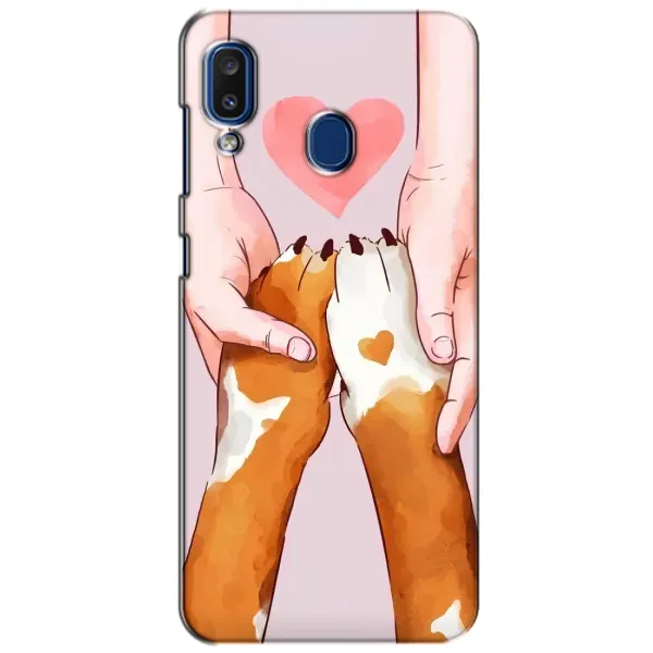 Чехол с рисунком «Любовь к собакам» для Samsung Galaxy a20 2019 (A205F) Чехол с рисунком «Любовь к собакам» для Samsung Galaxy a20 2019 (A205F)