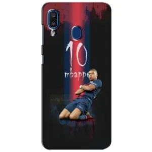 Чехол (TPU) с Футболистом на Samsung Galaxy a20 2019 (A205F) (MBAPPE 10)