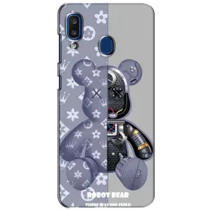 Силиконовый чехол для Samsung Galaxy a20 2019 (A205F) (Медведь Louis Vuitton)