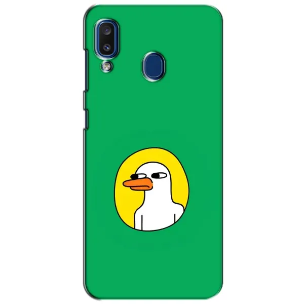 Чехол с рисунком «Мем Утка» для Samsung Galaxy a20 2019 (A205F)