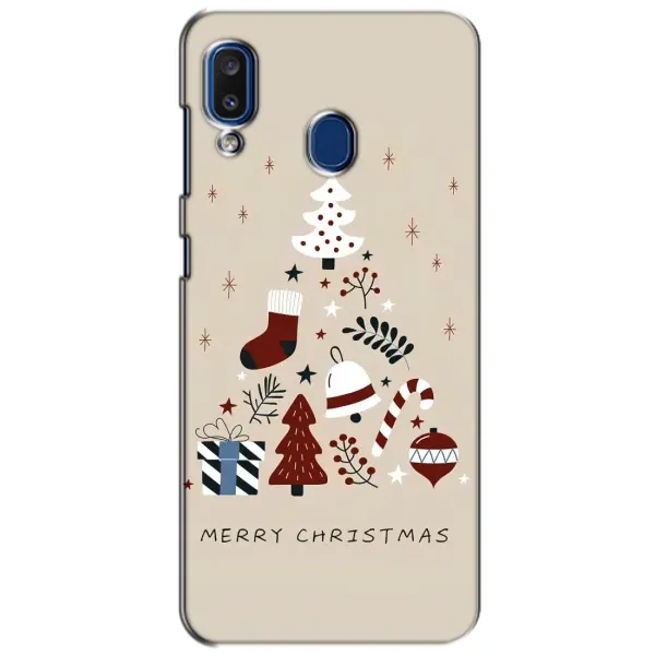 Чехол с рисунком «Merry Christmas» для Samsung Galaxy a20 2019 (A205F) Чехол с рисунком «Merry Christmas» для Samsung Galaxy a20 2019 (A205F)