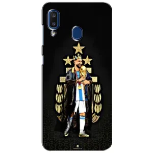 Чохли Лео Мессі Аргентина для Samsung Galaxy a20 2019 (A205F) (Мессі король)