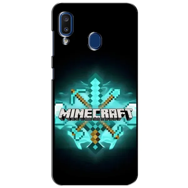 Чехол с рисунком «MineCraft 2» для Samsung Galaxy a20 2019 (A205F)