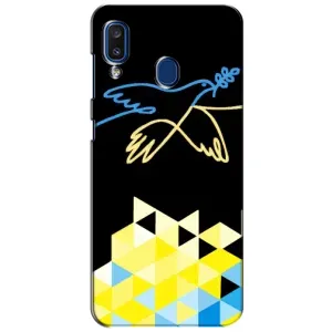 Чехол на Samsung Galaxy a20 2019 (A205F) Украинский дизайн (Мир для Украины)