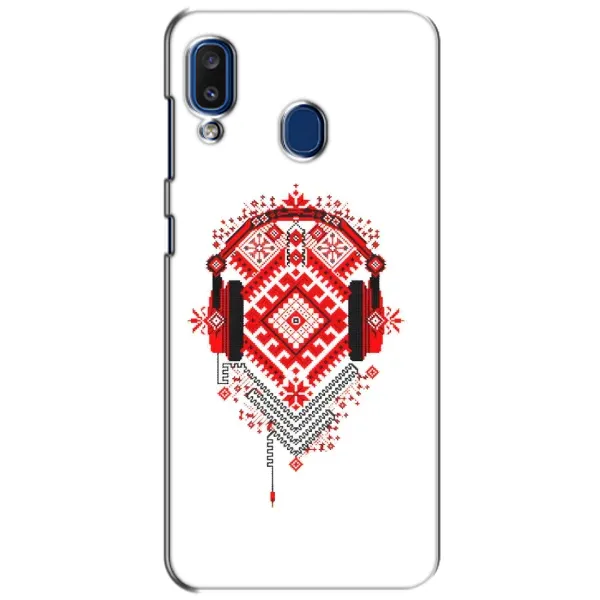 Чехол с рисунком «Модная вышиванка» для Samsung Galaxy a20 2019 (A205F) Чехол с рисунком «Модная вышиванка» для Samsung Galaxy a20 2019 (A205F)