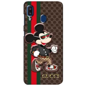 Чехлы Бренд GUCCI для Samsung Galaxy a20 2019 (A205F) (Маус Гуччи)