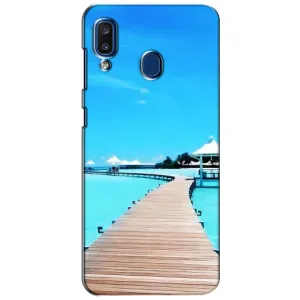Летний Чехол на Samsung Galaxy a20 2019 (A205F) (Набережная)