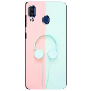 Дівчачий Чохол для Samsung Galaxy a20 2019 (A205F) (Навушники)