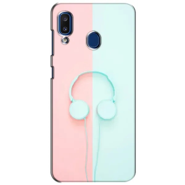 Чехол с рисунком «Наушники» для Samsung Galaxy a20 2019 (A205F)
