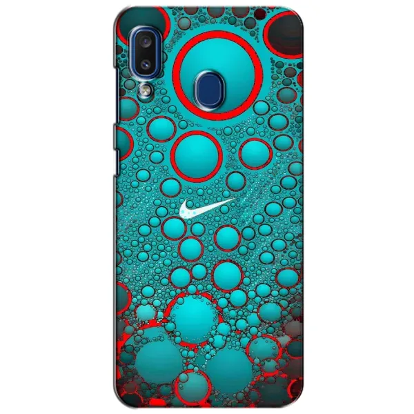 Чехол с рисунком «Найк зеленый» для Samsung Galaxy a20 2019 (A205F)