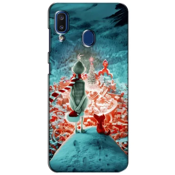 Чехол с рисунком «Новогодний Гринч» для Samsung Galaxy a20 2019 (A205F) Чехол с рисунком «Новогодний Гринч» для Samsung Galaxy a20 2019 (A205F)