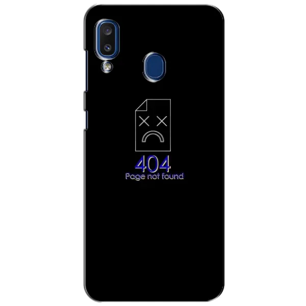 Чохол з малюнком «Помилка 404» для Samsung Galaxy a20 2019 (A205F) Чохол з малюнком «Помилка 404» для Samsung Galaxy a20 2019 (A205F)