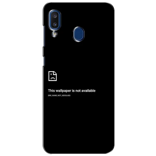 Чохол з малюнком «Помилка» для Samsung Galaxy a20 2019 (A205F) Чохол з малюнком «Помилка» для Samsung Galaxy a20 2019 (A205F)