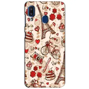 Чехол с Эйфелевой башней на Samsung Galaxy a20 2019 (A205F) (Париж мечта)