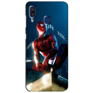 Чохол Супергерой Людина Павук на Samsung Galaxy a20 2019 (A205F) (Павук на домі)