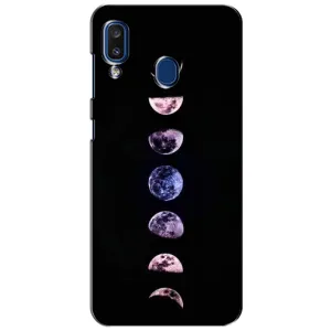 Чехол (ТПУ) с планетами на Samsung Galaxy a20 2019 (A205F) (Плнеты)