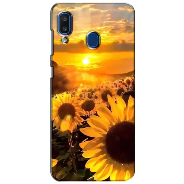 Чехол с рисунком «поле подсолнухов» для Samsung Galaxy a20 2019 (A205F)