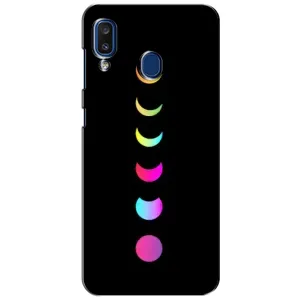Чехол (ТПУ) с планетами на Samsung Galaxy a20 2019 (A205F) (Полнолуние)