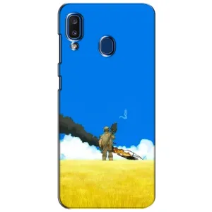 Чехлы на военную тематику для Samsung Galaxy a20 2019 (A205F) (Попадание)