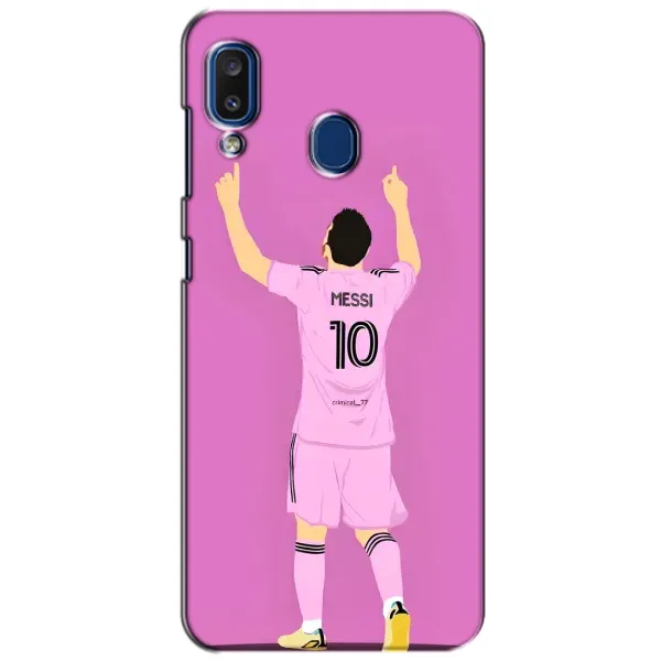 Чехол с рисунком «Празднование Месси» для Samsung Galaxy a20 2019 (A205F) Чехол с рисунком «Празднование Месси» для Samsung Galaxy a20 2019 (A205F)