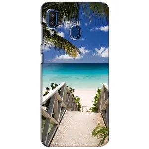 Летний Чехол на Samsung Galaxy a20 2019 (A205F) (Рай)