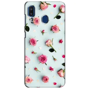 Чохли з принтом Троянд для Samsung Galaxy a20 2019 (A205F) (Різні квіти)