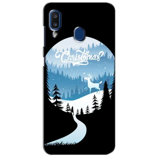 Чехол с рисунком «Рождественский Олень» для Samsung Galaxy a20 2019 (A205F) Чехол с рисунком «Рождественский Олень» для Samsung Galaxy a20 2019 (A205F)