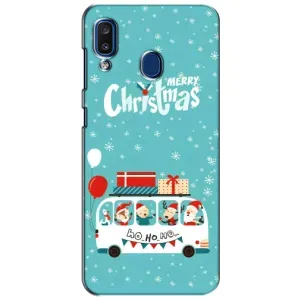 Силіконовий бампер на різдво для Samsung Galaxy a20 2019 (A205F) (Різдвяний настрій)