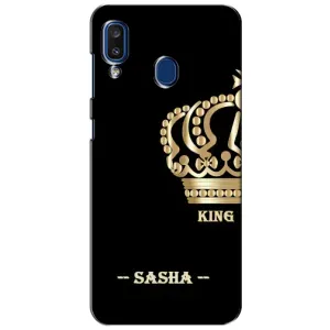 Чехлы с мужскими именами для Samsung Galaxy a20 2019 (A205F) (SASHA)