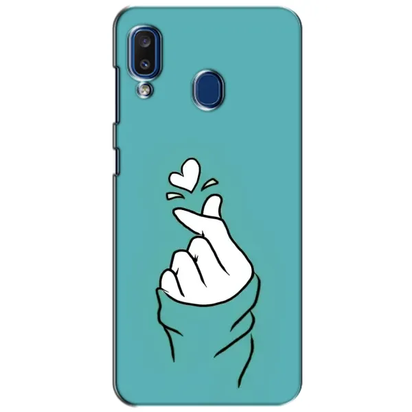 Чехол с рисунком «Сердечко на бирюзовом» для Samsung Galaxy a20 2019 (A205F) Чехол с рисунком «Сердечко на бирюзовом» для Samsung Galaxy a20 2019 (A205F)