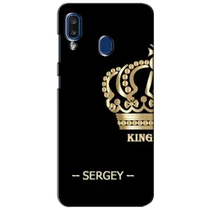 Чехлы с мужскими именами для Samsung Galaxy a20 2019 (A205F) (SERGEY)