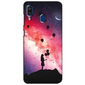 Силиконовые Чехлы Любимому человеку для Samsung Galaxy a20 2019 (A205F) (Шарики в небе)