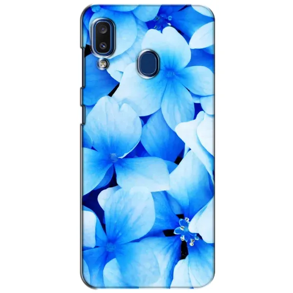 Чохол з малюнком «Сині квіти» для Samsung Galaxy a20 2019 (A205F) Чохол з малюнком «Сині квіти» для Samsung Galaxy a20 2019 (A205F)