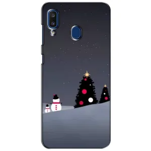 Чохли на Новий Рік Samsung Galaxy a20 2019 (A205F) (Сніговички)
