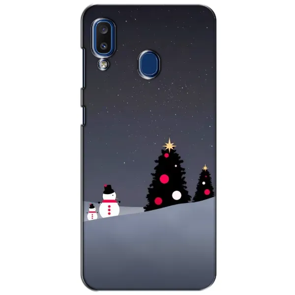 Чехол с рисунком «Снеговички» для Samsung Galaxy a20 2019 (A205F)