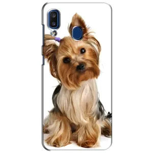 Чехол (ТПУ) Милые собачки для Samsung Galaxy a20 2019 (A205F) (Собака Терьер)