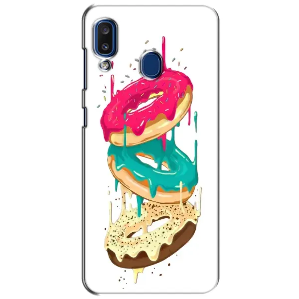 Чехол с рисунком «Сочные пончики» для Samsung Galaxy a20 2019 (A205F) Чехол с рисунком «Сочные пончики» для Samsung Galaxy a20 2019 (A205F)