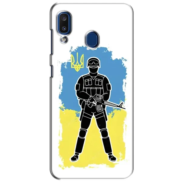 Чехол с рисунком «Солдат Украины» для Samsung Galaxy a20 2019 (A205F)