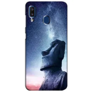 Чохли (ТПУ) (смішні стікери) для Samsung Galaxy a20 2019 (A205F) (Статуя)