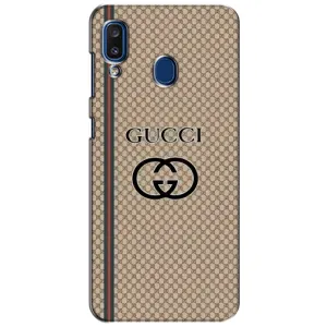 Чехлы Бренд GUCCI для Samsung Galaxy a20 2019 (A205F) (Стиль Гуччи)