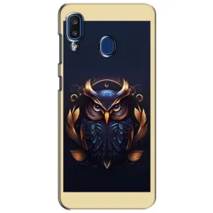 Чехлы с принтом СОВЫ для Samsung Galaxy a20 2019 (A205F) (Стильная Сова)