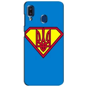 Чехол с картинкой (Патриотический ГЕРБ) на Samsung Galaxy a20 2019 (A205F) (Super - Герб)