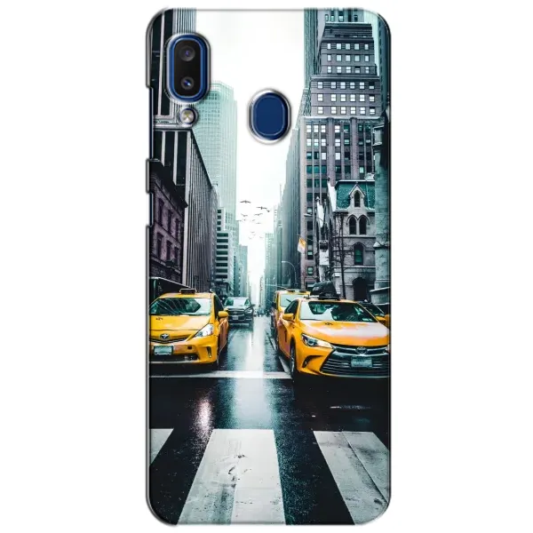 Чехол с рисунком «Такси» для Samsung Galaxy a20 2019 (A205F)