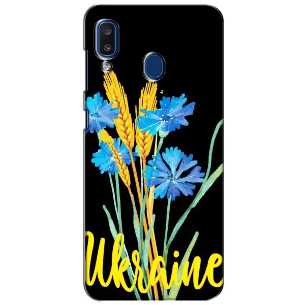 Чехол с рисунком «Ukraine в цветочках» для Samsung Galaxy a20 2019 (A205F) Чехол с рисунком «Ukraine в цветочках» для Samsung Galaxy a20 2019 (A205F)
