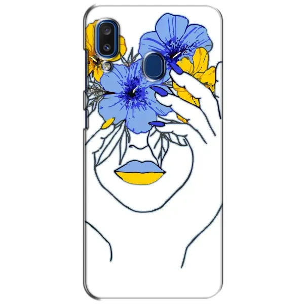 Чехол с рисунком «Украинка на всю голову» для Samsung Galaxy a20 2019 (A205F) Чехол с рисунком «Украинка на всю голову» для Samsung Galaxy a20 2019 (A205F)